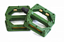 Фото выбрать и купить педали нейлон bmx/downhill green b223n широкие ось cr-mo зеленые wellgo [6-14225] для велосипедов со склада в СПб - большой выбор для взрослого, запчасти для велосипедов в наличии - интернет-магазин Мастерская Тимура
