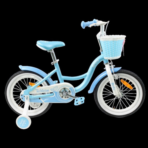 Фото выбрать и купить детский велосипед или подростковый, для девочки или мальчика, размеры 12 дюймов, 14 дюймов, 16 дюймов, 18 дюймов и 20 дюймов, горный, городской, фэтбайк, полуфэт, BMX, складной детский, трехколесный, со склада в СПб - детские велосипеды, велосипед tech team merlin 16" alu, sky blue, nn001530  в наличии - интернет-магазин Мастерская Тимура