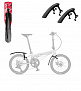 Фото выбрать и купить крылья evolution folding 20-24", комплект передне/заднее, крепеж: переднее на штаны вилки, заднее на верхние перья рамы; пластиковые, черные для велосипедов со склада в СПб - большой выбор для взрослого, крылья evolution folding 20-24", комплект передне/заднее, крепеж: переднее на штаны вилки, заднее на верхние перья рамы; пластиковые, черные для велосипедов в наличии - интернет-магазин Мастерская Тимура