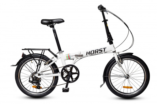 Фото выбрать и купить горный или городской велосипед, туристический, складной, со склада в СПб - большой выбор для взрослого, размеры 14, 16, 20, 22, 24, 26, 28 дюймов, детские велосипеды, велосипед horst optimus (2022) белый  в наличии - интернет-магазин Мастерская Тимура
