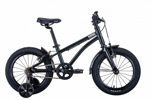 Фото выбрать и купить детский велосипед или подростковый, для девочки или мальчика, размеры 12 дюймов, 14 дюймов, 16 дюймов, 18 дюймов и 20 дюймов, горный, городской, фэтбайк, полуфэт, BMX, складной детский, трехколесный, со склада в СПб - детские велосипеды, велосипед bearbike kitez 16 (2021) чёрный  в наличии - интернет-магазин Мастерская Тимура