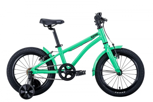 Фото выбрать и купить детский велосипед или подростковый, для девочки или мальчика, размеры 12 дюймов, 14 дюймов, 16 дюймов, 18 дюймов и 20 дюймов, горный, городской, фэтбайк, полуфэт, BMX, складной детский, трехколесный, со склада в СПб - детские велосипеды, велосипед bearbike kitez 16 (2021) мятный  в наличии - интернет-магазин Мастерская Тимура