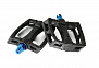Фото выбрать и купить педали 03-002189 fantastic plastic pedals 9/16" - nylon/fibre mix, цвет черно-синий, арт. i19-910b colony для велосипедов со склада в СПб - большой выбор для взрослого, запчасти для велосипедов в наличии - интернет-магазин Мастерская Тимура