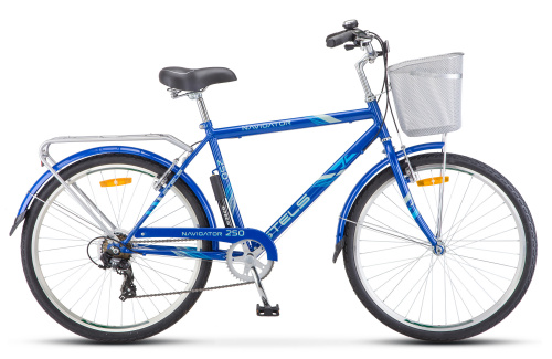 Фото выбрать и купить горный или городской велосипед, коммутер или коммютер, подростковый или туристический со склада в СПб - большой выбор для взрослого, размеры 16, 18, 20, 24, 26 и 28 дюймов, велосипед stels navigator 250 gent 26 z010 (2019) серый, размер 19" велосипеды в наличии - интернет-магазин Мастерская Тимура