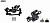 Фото выбрать и купить тормоз дисковый механический (суппорт) с адаптером f-180/r-160, квадратные колодки tp-01d, zeem (ут00021786) для велосипедов со склада в СПб - большой выбор для взрослого, запчасти для велосипедов в наличии - интернет-магазин Мастерская Тимура