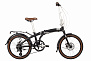Фото выбрать и купить novatrack 20" town складной, алюм., чёрный, 8 скор., rdm310/ts71/hg20, диск.торм.stg (20afd.town.bk4) велосипеды  со склада в СПб - большой выбор для взрослого и для детей, novatrack 20" town складной, алюм., чёрный, 8 скор., rdm310/ts71/hg20, диск.торм.stg (20afd.town.bk4) велосипеды в наличии - интернет-магазин Мастерская Тимура
