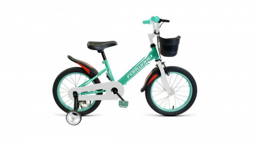 Фото выбрать и купить детский велосипед или подростковый, для девочки или мальчика, размеры 12 дюймов, 14 дюймов, 16 дюймов, 18 дюймов и 20 дюймов, горный, городской, фэтбайк, полуфэт, BMX, складной детский, трехколесный, со склада в СПб - детские велосипеды, велосипед forward nitro 18 (2021) бирюзовый  в наличии - интернет-магазин Мастерская Тимура