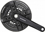 Фото выбрать и купить система шатунов 3v 42/34/24t shimano ty301 175мм с защитой, чёрн., под каретку 122 мм, afcty301e244cl для велосипедов со склада в СПб - большой выбор для взрослого, запчасти для велосипедов в наличии - интернет-магазин Мастерская Тимура