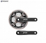 Фото выбрать и купить система (шатуны) prowheel, алюминиевые шатуны 175 мм, sqr, 9/16, 42х32х22t, ta-cq01 (черный) (ут00025539) для велосипедов со склада в СПб - большой выбор для взрослого, запчасти для велосипедов в наличии - интернет-магазин Мастерская Тимура