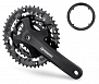 Фото выбрать и купить система prowheel mtb 3х9s, 40-30-22t, сталь, защита, 175, алюм, chainline50, кв под 124,5 черн. для велосипедов со склада в СПб - большой выбор для взрослого, запчасти для велосипедов в наличии - интернет-магазин Мастерская Тимура