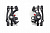 Фото выбрать и купить тормоз механический (суппорт), f-180/r-160, с адаптером, long sb-106, saiguan (rbrlong11001) для велосипедов со склада в СПб - большой выбор для взрослого, запчасти для велосипедов в наличии - интернет-магазин Мастерская Тимура
