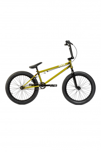 Фото выбрать и купить BMX, велосипед 4X, стрит или дерт со склада в СПб - большой выбор для взрослого 20, 24 или 26 дюймов, для трюков велосипеды, велосипед tsb raven (2024) золотой лак, 20,7"  в наличии - интернет-магазин Мастерская Тимура