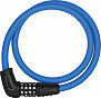 Фото выбрать и купить замок 05-0016569 вело трос 12мм, кодовый 4-х разр, numerino 5412c/85см класс защиты 3/15, 300гр, голубой abus new для велосипедов со склада в СПб - большой выбор для взрослого, замок 05-0016569 вело трос 12мм, кодовый 4-х разр, numerino 5412c/85см класс защиты 3/15, 300гр, голубой abus new для велосипедов в наличии - интернет-магазин Мастерская Тимура