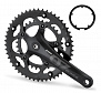 Фото выбрать и купить система prowheel road 2x(9/8s) 50-34t, сталь, защита, 172.5, алюм, chainline 43.5, под каретку 110.5 черн. для велосипедов со склада в СПб - большой выбор для взрослого, запчасти для велосипедов в наличии - интернет-магазин Мастерская Тимура