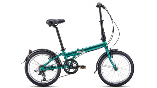 Фото выбрать и купить горный или городской велосипед, туристический, складной, со склада в СПб - большой выбор для взрослого, размеры 14, 16, 20, 22, 24, 26, 28 дюймов, детские велосипеды, велосипед forward enigma 20 2.0 (2021) зеленый / коричневый  в наличии - интернет-магазин Мастерская Тимура