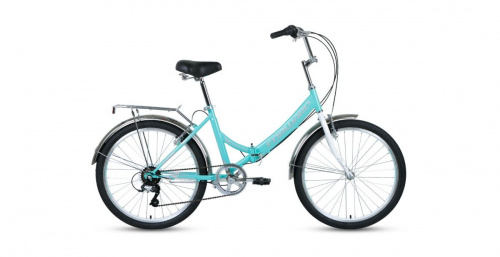 Фото выбрать и купить горный или городской велосипед, туристический, складной, со склада в СПб - большой выбор для взрослого, размеры 14, 16, 20, 22, 24, 26, 28 дюймов, детские велосипеды, велосипед forward valencia 24 1.0 (2020) mint/gray мятный/серый, размер 16''  в наличии - интернет-магазин Мастерская Тимура