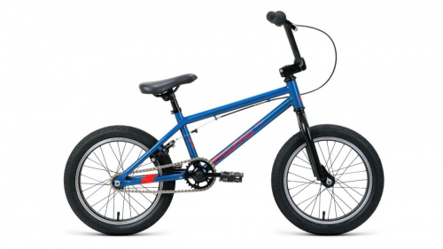 Фото выбрать и купить BMX, велосипед 4X, стрит или дерт со склада в СПб - большой выбор для взрослого 20, 24 или 26 дюймов, для трюков велосипеды, велосипед forward zigzag 16 (2020) blue/orange синий/оранжевый  в наличии - интернет-магазин Мастерская Тимура