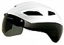 Фото выбрать и купить шлем voox visor (2 линзы) белый матовый / чёрный, s/m(55-58) для велосипедов со склада в СПб - большой выбор для взрослого, шлем voox visor (2 линзы) белый матовый / чёрный, s/m(55-58) для велосипедов в наличии - интернет-магазин Мастерская Тимура