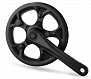 Фото выбрать и купить система prowheel city/folding 1x1s, 42t, сталь, защита, 165, алюм, chainline 45, кв. под 127 черн. для велосипедов со склада в СПб - большой выбор для взрослого, запчасти для велосипедов в наличии - интернет-магазин Мастерская Тимура