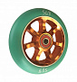 Фото выбрать и купить колесо 00-180112 для трюкового самоката, фрезер.алюм,с подш. abec9 110мм sub оранж-зеленое в магазинах в наличии или заказать в интернет-магазине с доставкой со склада в СПб - большой выбор для взрослого, колесо 00-180112 для трюкового самоката, фрезер.алюм,с подш. abec9 110мм sub оранж-зеленое в наличии - интернет-магазин Мастерская Тимура