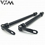Фото выбрать и купить ось полая разборная, wxm axle, задняя, 12х156мм, черная (vxmaxle12156) для велосипедов со склада в СПб - большой выбор для взрослого, запчасти для велосипедов в наличии - интернет-магазин Мастерская Тимура