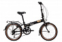 Фото выбрать и купить novatrack 20" vortex черный, складной алюм. shimano 6 speed, стальная вилка, вынос, алюм.р (20afv.vortex.bk4) велосипеды  со склада в СПб - большой выбор для взрослого и для детей, novatrack 20" vortex черный, складной алюм. shimano 6 speed, стальная вилка, вынос, алюм.р (20afv.vortex.bk4) велосипеды в наличии - интернет-магазин Мастерская Тимура