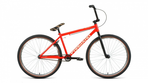 Фото выбрать и купить BMX, велосипед 4X, стрит или дерт со склада в СПб - большой выбор для взрослого 20, 24 или 26 дюймов, для трюков велосипеды, велосипед forward zigzag 26 (2021) красный / бежевый, размер 21"  в наличии - интернет-магазин Мастерская Тимура