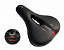 Фото выбрать и купить седло комфорт "wheel ap", 255x190 мм, memory foam saddle, elastomer (черный, ут00019527) для велосипедов со склада в СПб - большой выбор для взрослого, запчасти для велосипедов в наличии - интернет-магазин Мастерская Тимура