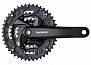 Фото выбрать и купить система (комплект шатунов) shimano fc-m371-l, c защитой, sqr, 170 мм, 44х32х22t (черный, afcm371c422cl) для велосипедов со склада в СПб - большой выбор для взрослого, запчасти для велосипедов в наличии - интернет-магазин Мастерская Тимура