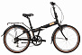 Фото выбрать и купить novatrack 24" vortex черный, складной алюм. shimano 6 speed, стальная вилка, вынос, алюм.руль (24afv.vortex.bk4) велосипеды  со склада в СПб - большой выбор для взрослого и для детей, novatrack 24" vortex черный, складной алюм. shimano 6 speed, стальная вилка, вынос, алюм.руль (24afv.vortex.bk4) велосипеды в наличии - интернет-магазин Мастерская Тимура
