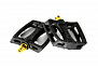 Фото выбрать и купить педали 03-002191 fantastic plastic pedals 9/16" - nylon/fibre mix, цвет черно-золотой, арт. i19-910g colony для велосипедов со склада в СПб - большой выбор для взрослого, запчасти для велосипедов в наличии - интернет-магазин Мастерская Тимура