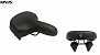Фото выбрать и купить седло knus, comfort series, ds-1886m, 250х205 мм, двойные пружины (черный, ут00029349) для велосипедов со склада в СПб - большой выбор для взрослого, запчасти для велосипедов в наличии - интернет-магазин Мастерская Тимура