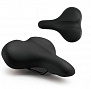 Фото выбрать и купить седло комфорт, 258х214mm, elastomer, ks-9040 (черный, 4650064230453) для велосипедов со склада в СПб - большой выбор для взрослого, запчасти для велосипедов в наличии - интернет-магазин Мастерская Тимура