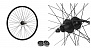 Фото выбрать и купить колесо 26" заднее, втулка novatec на промах, disk/ v-brake, под кассету 8/10 ск., эксцентрик, пистонированный обод для велосипедов со склада в СПб - большой выбор для взрослого, запчасти для велосипедов в наличии - интернет-магазин Мастерская Тимура