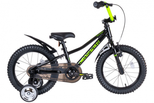 Фото выбрать и купить детский велосипед или подростковый, для девочки или мальчика, размеры 12 дюймов, 14 дюймов, 16 дюймов, 18 дюймов и 20 дюймов, горный, городской, фэтбайк, полуфэт, BMX, складной детский, трехколесный, со склада в СПб - детские велосипеды, велосипед tech team casper 16 черный  в наличии - интернет-магазин Мастерская Тимура