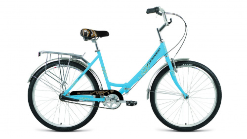 Фото выбрать и купить горный или городской велосипед, туристический, складной, со склада в СПб - большой выбор для взрослого, размеры 14, 16, 20, 22, 24, 26, 28 дюймов, детские велосипеды, велосипед forward sevilla 26 3.0 (2021) синий / серый  в наличии - интернет-магазин Мастерская Тимура