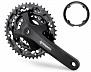 Фото выбрать и купить система prowheel mtb 3х8s, 40-32-22t, сталь, защита, 175, алюм, chainline 48.5, кв под 124,5, черн. для велосипедов со склада в СПб - большой выбор для взрослого, запчасти для велосипедов в наличии - интернет-магазин Мастерская Тимура