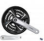Фото выбрать и купить система (комплект шатунов) shimano fc-tx801, c защитой, sqr, 170 мм, 48х38х28t (afctx801c888cs) для велосипедов со склада в СПб - большой выбор для взрослого, запчасти для велосипедов в наличии - интернет-магазин Мастерская Тимура