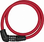 Фото выбрать и купить замок 05-0020012 вело трос 12мм, кодовый 4-х разр, numerino 5412c/85см класс защиты 3/15, 300гр, красный abus new для велосипедов со склада в СПб - большой выбор для взрослого, замок 05-0020012 вело трос 12мм, кодовый 4-х разр, numerino 5412c/85см класс защиты 3/15, 300гр, красный abus new для велосипедов в наличии - интернет-магазин Мастерская Тимура