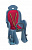 Фото выбрать и купить кресло детское, крепеж на багажник, красная накладка (синий/красный, vs801red) для велосипедов со склада в СПб - большой выбор для взрослого, кресло детское, крепеж на багажник, красная накладка (синий/красный, vs801red) для велосипедов в наличии - интернет-магазин Мастерская Тимура