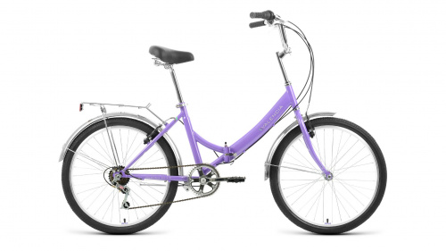 Фото выбрать и купить горный или городской велосипед, туристический, складной, со склада в СПб - большой выбор для взрослого, размеры 14, 16, 20, 22, 24, 26, 28 дюймов, детские велосипеды, велосипед forward valencia 24 2.0 (2022) фиолетовый/зеленый, 16"  в наличии - интернет-магазин Мастерская Тимура
