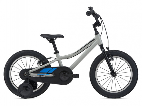 Фото выбрать и купить детский велосипед или подростковый, для девочки или мальчика, размеры 12 дюймов, 14 дюймов, 16 дюймов, 18 дюймов и 20 дюймов, горный, городской, фэтбайк, полуфэт, BMX, складной детский, трехколесный, со склада в СПб - детские велосипеды, велосипед giant animator f/w 16 (2021) светло-серый  в наличии - интернет-магазин Мастерская Тимура