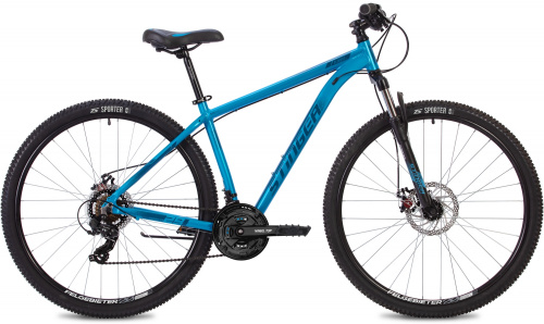 Фото выбрать и купить горный велосипед, горный двухподвес для подростка, BMX, полуфэт, фэтбайк, складной, детский велосипед для девочки или мальчика в СПб - большой выбор, размер колеса 20, 24, 26 и 27,5 дюйма, велосипед stinger element evo 26 (2021) синий, 14"  в наличии - интернет-магазин Мастерская Тимура