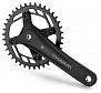 Фото выбрать и купить система prowheel mtb 1х(9/10/11s), 34t, сталь, 175, алюм, chainline 53, кв, под 113, черн. для велосипедов со склада в СПб - большой выбор для взрослого, запчасти для велосипедов в наличии - интернет-магазин Мастерская Тимура