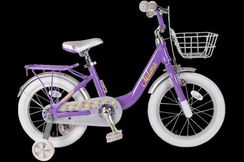 Фото выбрать и купить детский велосипед или подростковый, для девочки или мальчика, размеры 18 дюймов и 20 дюймов, горный, городской, фэтбайк, полуфэт, BMX, складной детский, со склада в СПб - детские велосипеды, велосипед tech team milena 20" alu фиолетовый  в наличии - интернет-магазин Мастерская Тимура
